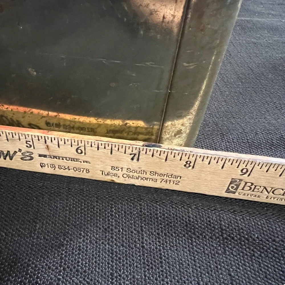 Vintage Lofthouse's Original Fisherman's Friend Nautical Metal Storage Tin 8.5